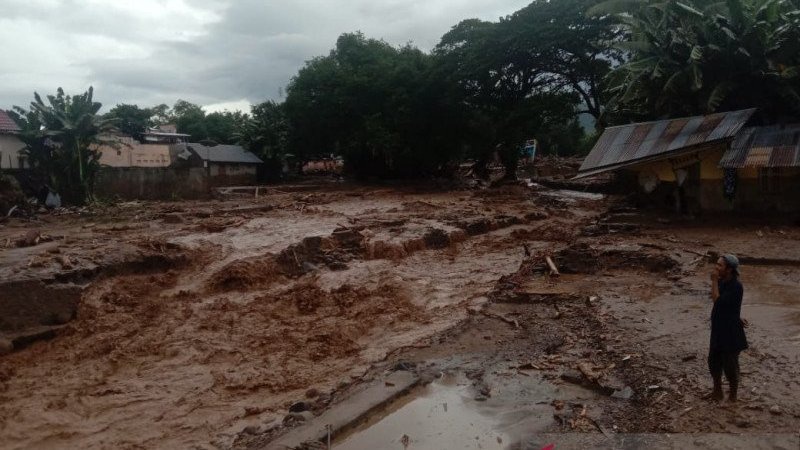 Evakuasi Banjir & Longsor Flores Timur Fokus di 2 Titik Bencana