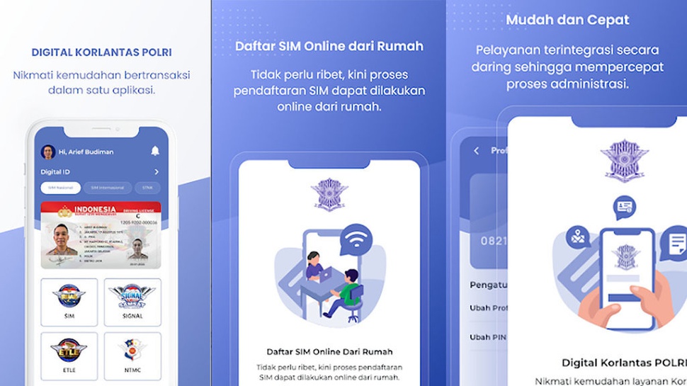 Link Download Aplikasi SINAR Perpanjang SIM Digital Korlantas POLRI