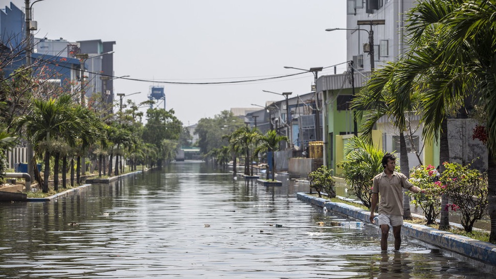 Banjir Rob Jakarta: 39 RT Terendam, Ketinggian Capai 80 cm