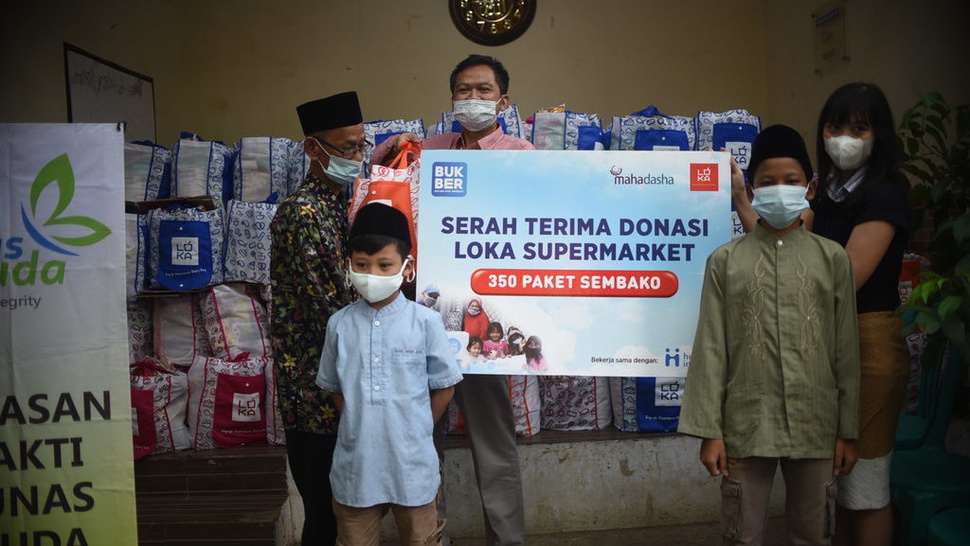 MahaDasha Salurkan Donasi LOKA Supermarket