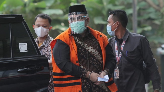 KPK Eksekusi Eks Anggota DPR Irgan Chairul ke Lapas Tangerang