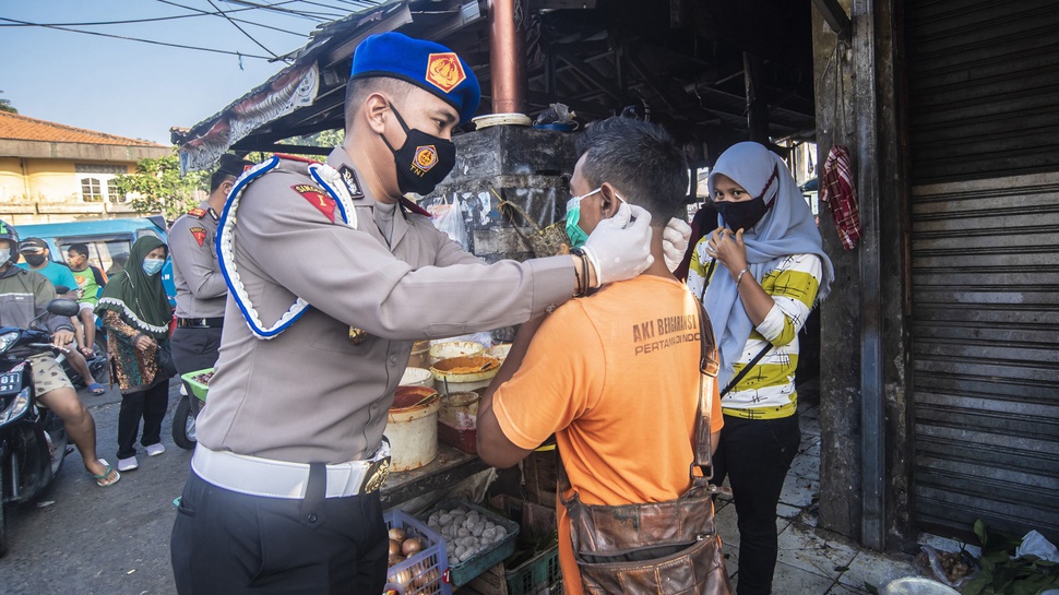PPKM Darurat: Kepatuhan Pakai Masker Hanya 20 Persen di 95 Kab/Kota
