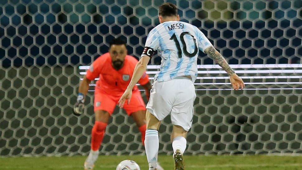 Hasil Argentina vs Jamaika Skor Akhir 3-0, Lionel Messi 2 Gol