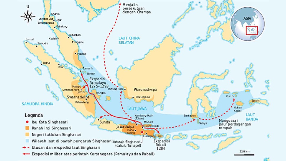 Sejarah Ekspedisi Pamalayu dan 3 Versi Tujuan Misi Raja Singasari