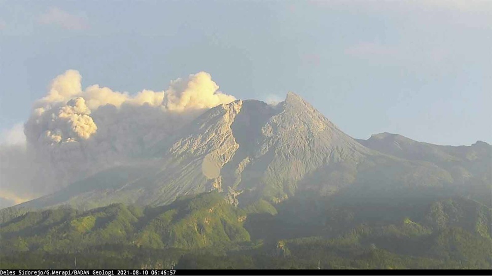 Lokasi Gunung Merapi dan Info Erupsi Merapi Terkini 12 Agustus
