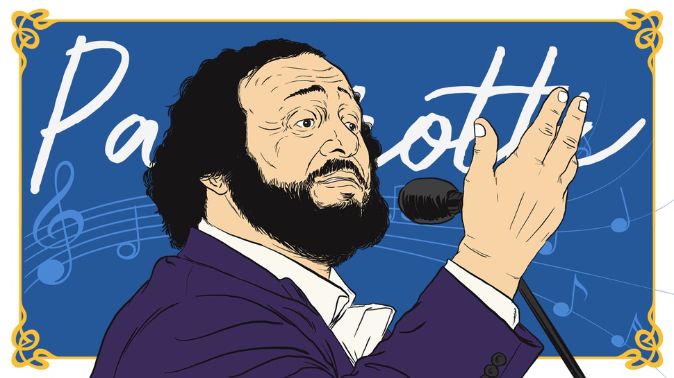 Luciano Pavarotti: Lengkingan Suara C Tinggi Si Anak Tukang Roti