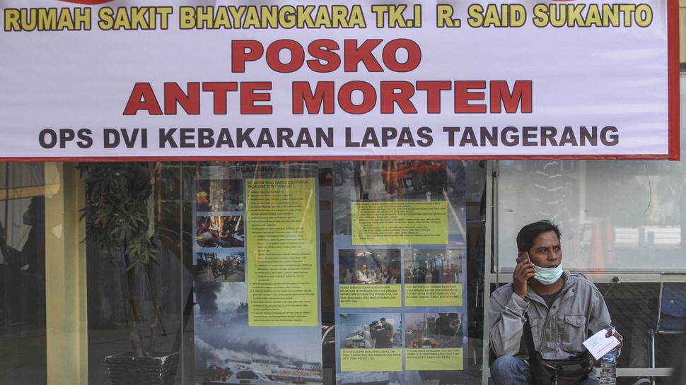 DVI Polri Telah Identifikasi 25 Korban Kebakaran Lapas Tangerang