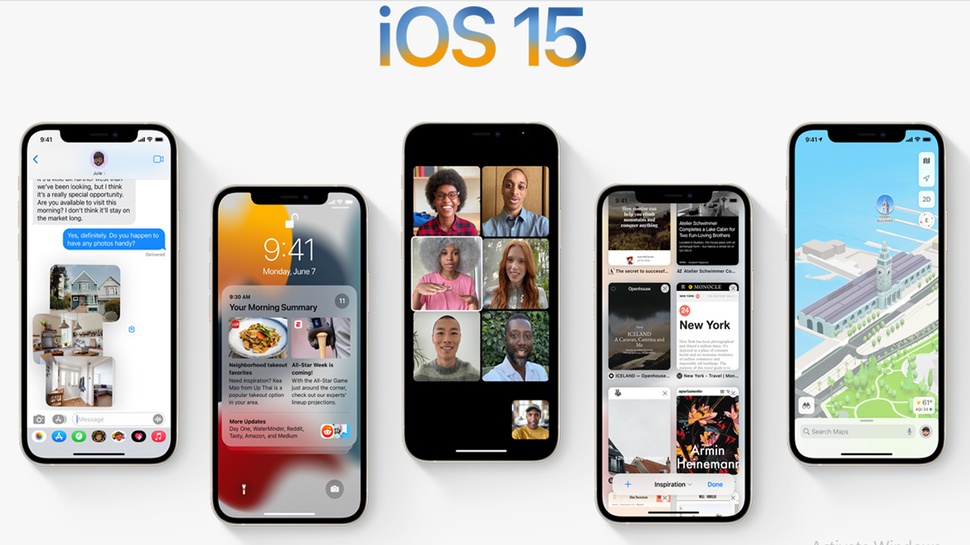 iOS 15 Rilis di Indonesia 21 September Dini Hari: Cek Cara Update