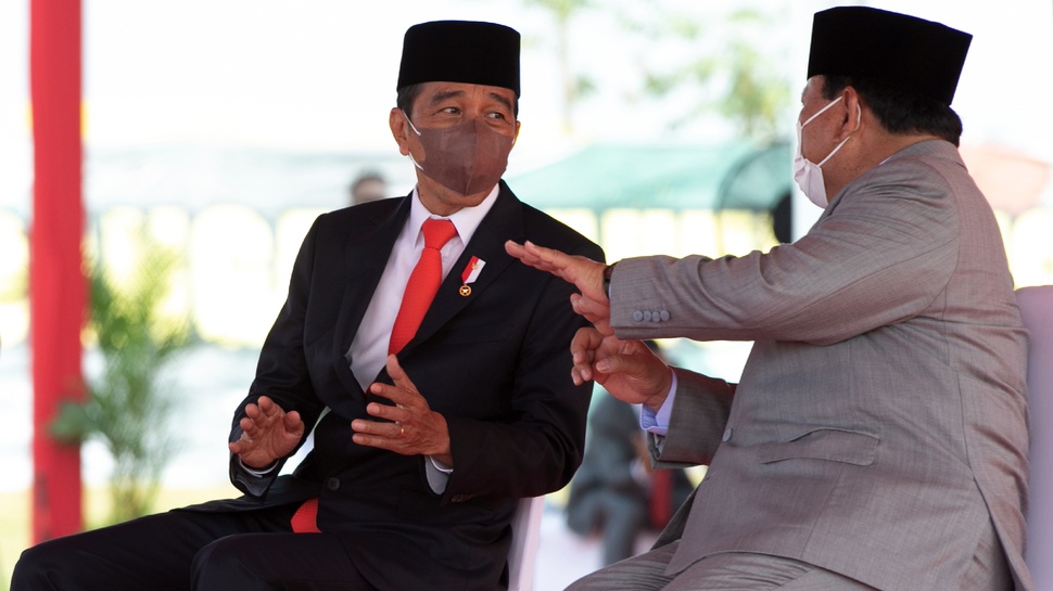 Menhan Prabowo Temui Jokowi, Bahas Agenda Rapim Kemhan
