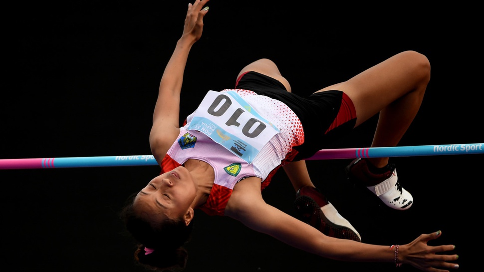 Final Lompat Tinggi Putri PON Papua
