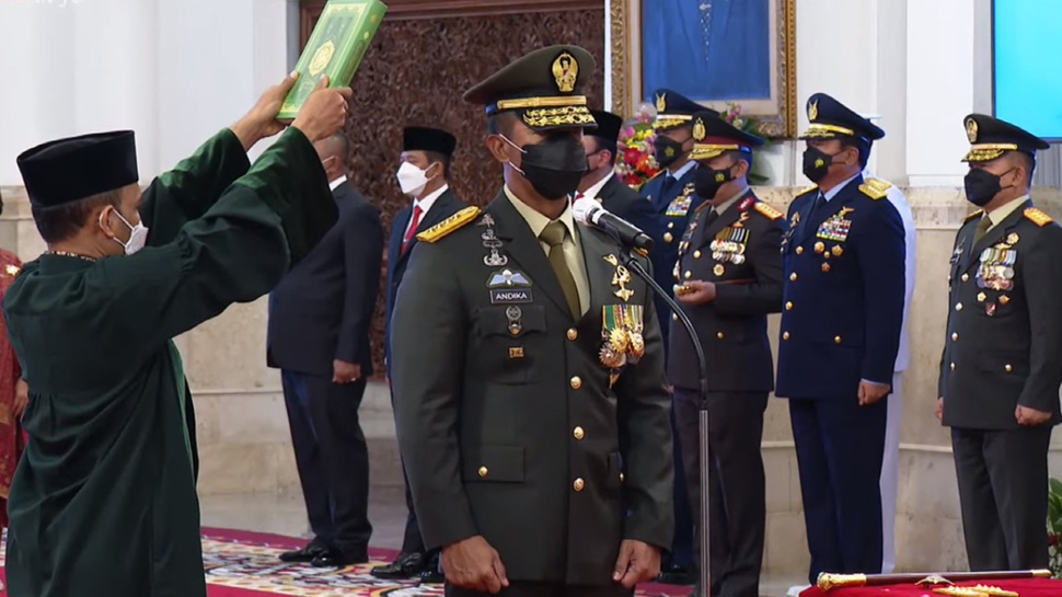 Jenderal Andika Perkasa Resmi Menjabat Panglima TNI Mulai Hari Ini
