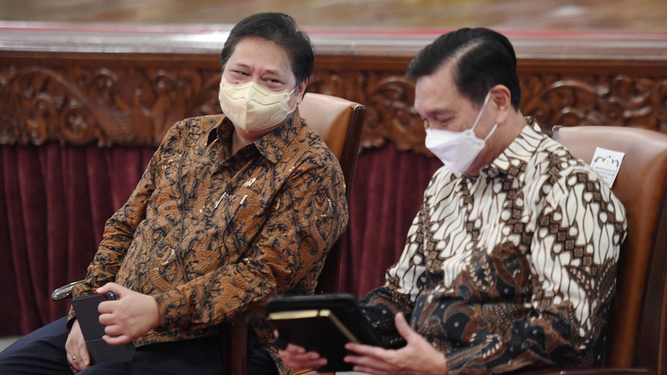 Jokowi Tunjuk Luhut dan Airlangga jadi Ketua dan Wakil Dewan SDA