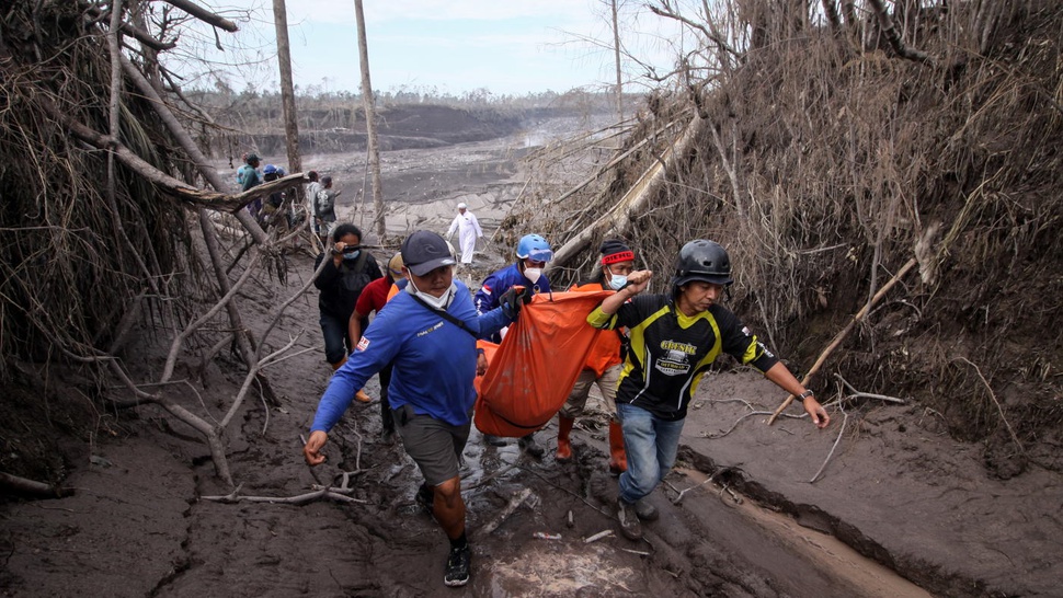 Korban Erupsi Gunung Semeru: Tim DVI Polri Terima 36 Jenazah