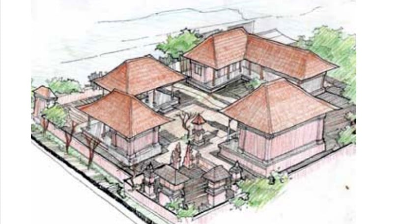Mengenal Rumah Adat Bali: Nama, Penjelasan & Kegunaan Tiap Bangunan