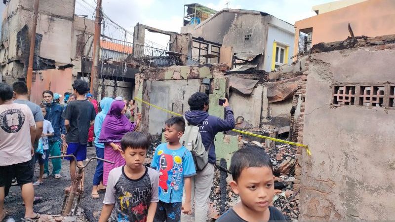 240 Warga Mengungsi akibat Kebakaran di Sawah Besar Jakpus