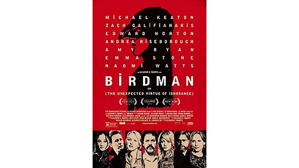Sinopsis Film Birdman Bioskop Trans TV: Krisis Identitas Sang Aktor