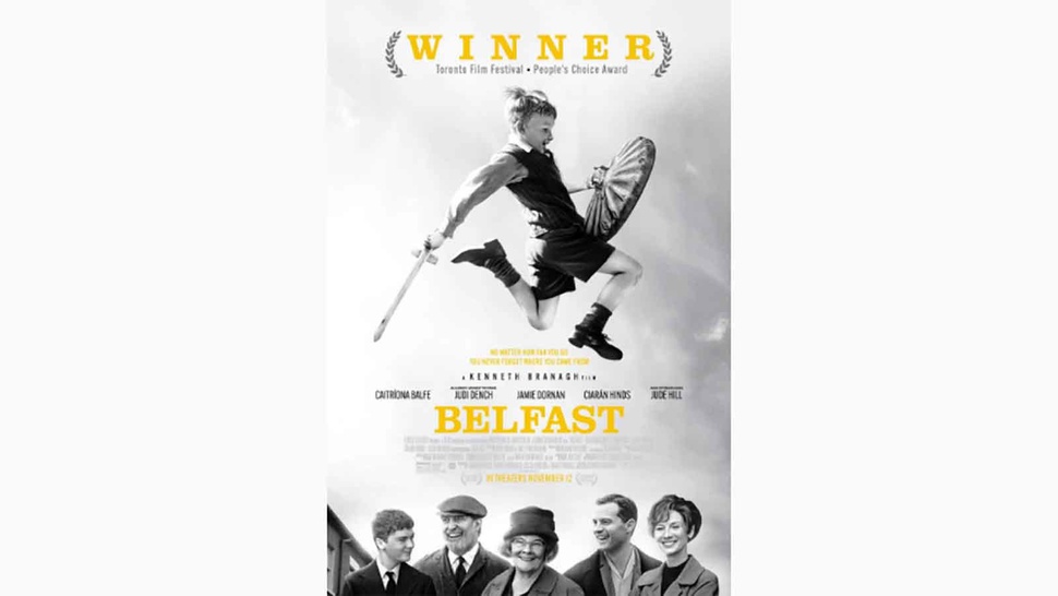 Sinopsis Film Belfast yang Masuk Nominasi Film Terbaik Oscar 2022