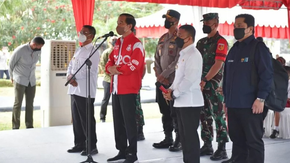 Pesan Presiden Jokowi saat Tinjau Vaksinasi COVID-19 di Kota Palu