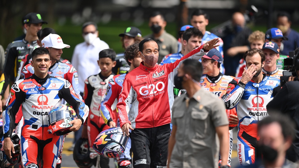 Jokowi akan Serahkan Hadiah Pemenang Pebalap MotoGP Mandalika 2022
