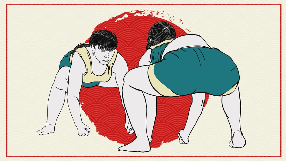 Otot Perempuan dalam Sumo Jepang
