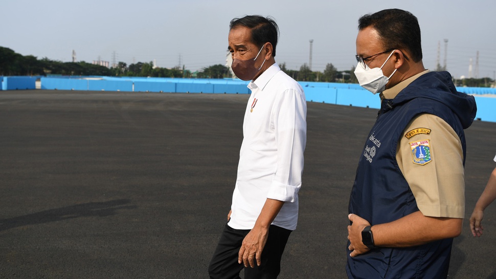 PSI Tetap Serang Anies meski Jokowi Sudah Tinjau Sirkuit Formula E