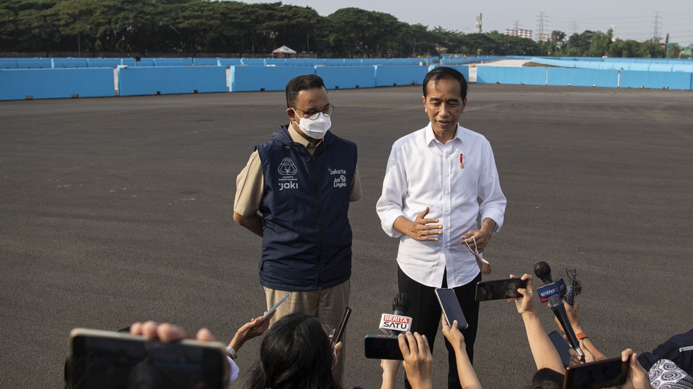 Tiba di Ancol, Jokowi Nonton Langsung Jakarta E-Prix