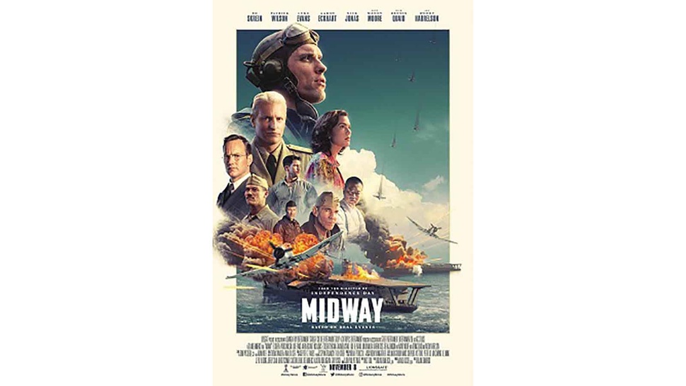 Sinopsis Film Midway Bioskop Trans TV: Perang di Pulau Midway