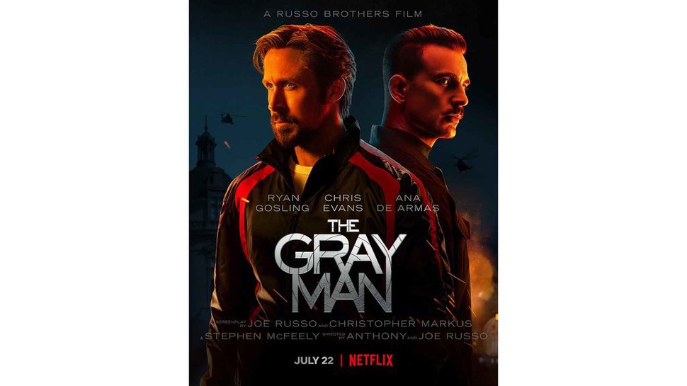 Link Nonton Film The Gray Man di Netflix dan Sinopsisnya