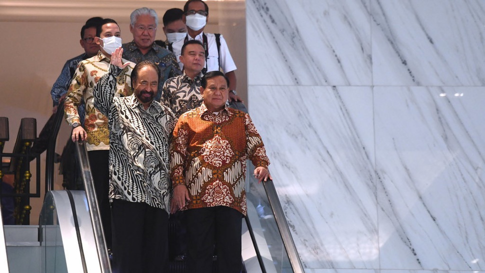 Nasdem Bantah Pertemuan Paloh-Prabowo demi Amankan Kursi Menteri