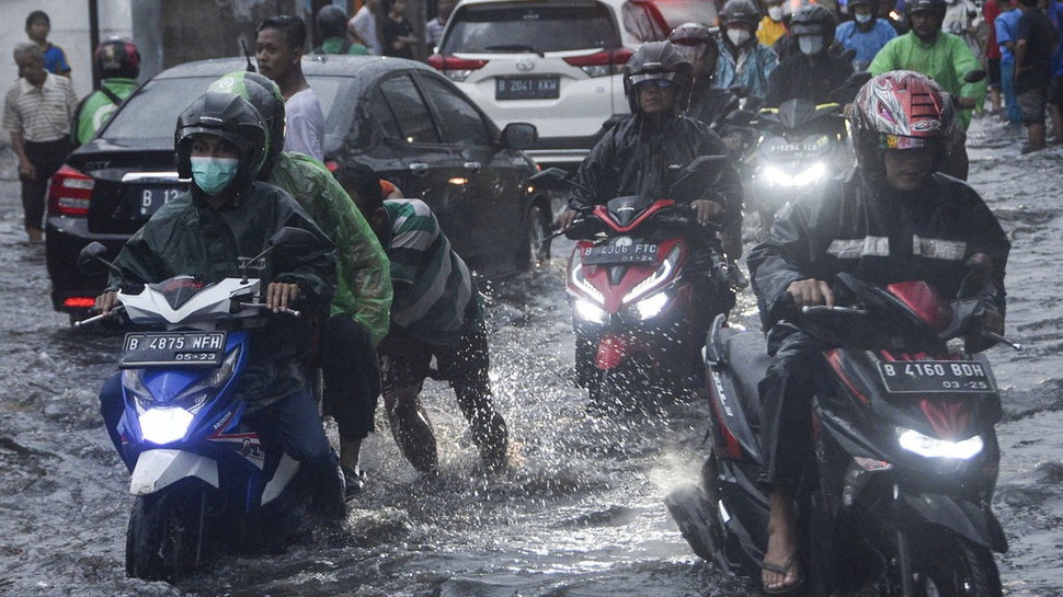 BMKG: Sebagian Besar Wilayah Diguyur Hujan Sedang hingga Lebat