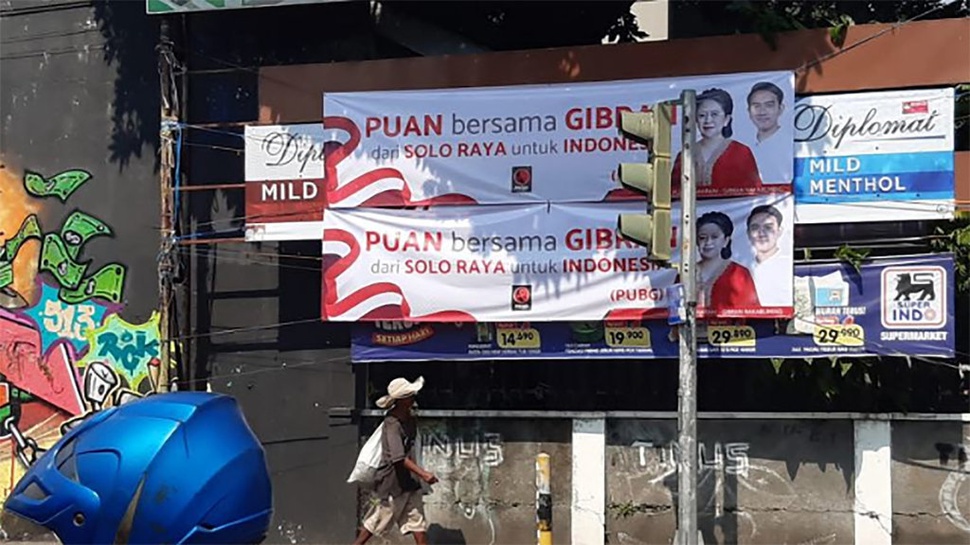 Kata Projo Soal Spanduk Puan-Gibran dari Solo Raya untuk Indonesia