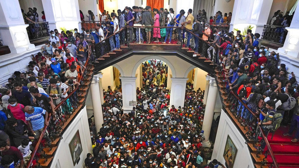 Presiden Si Lanka Kabur Kemana? Demonstrasi Pecah & Keadaan Darurat