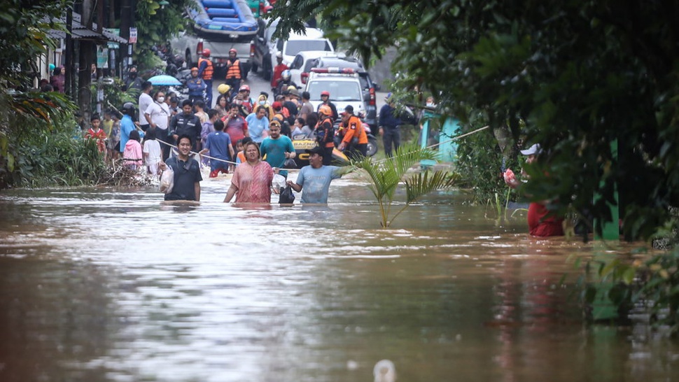Hujan Deras Landa Depok, 57 Rumah Terendam Banjir
