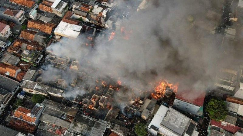Pemprov DKI Sebut 64 RW di Jakarta Sangat Berisiko Rawan Kebakaran