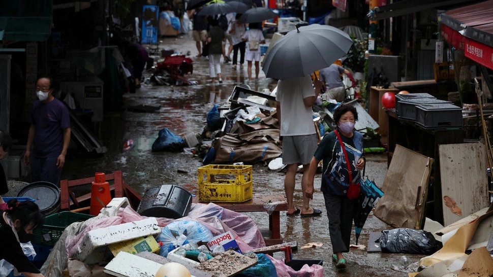 Keadaan Korea Selatan Saat Ini: 7 Orang Tewas Akibat Banjir Seoul