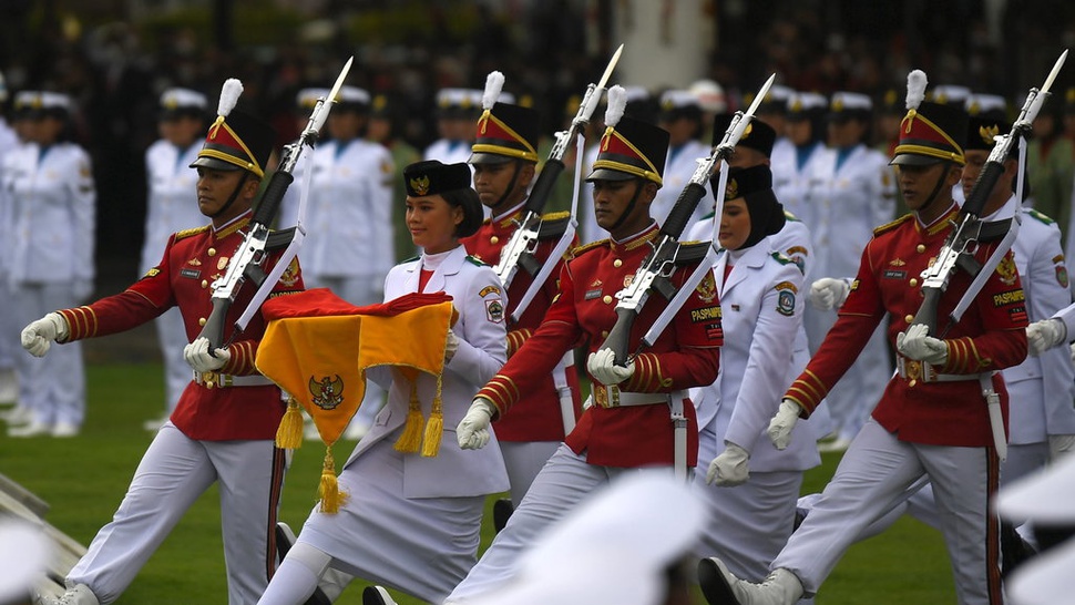 Upacara Penurunan Bendera di Istana Negara Berlangsung Lancar