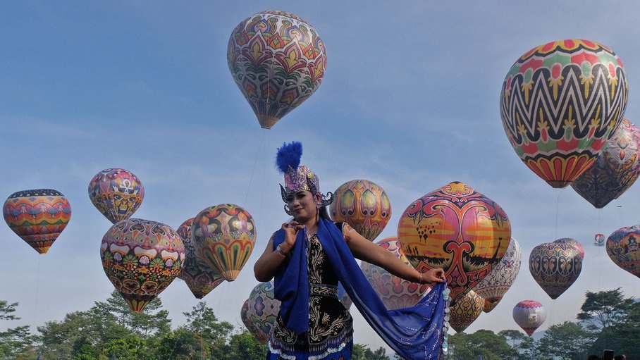 Atraksi Balon Udara Ala Cappadocia di Wonosobo