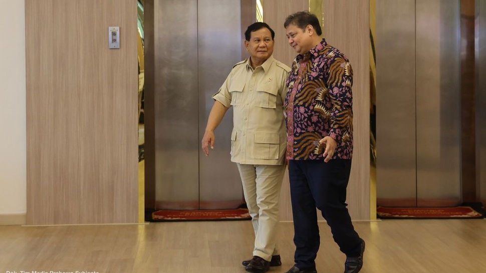 Golkar Dukung Prabowo Capres Asal Airlangga Cawapresnya