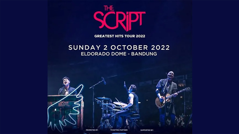Jadwal Konser The Script di Bandung 2 Oktober & Info Harga Tiketnya