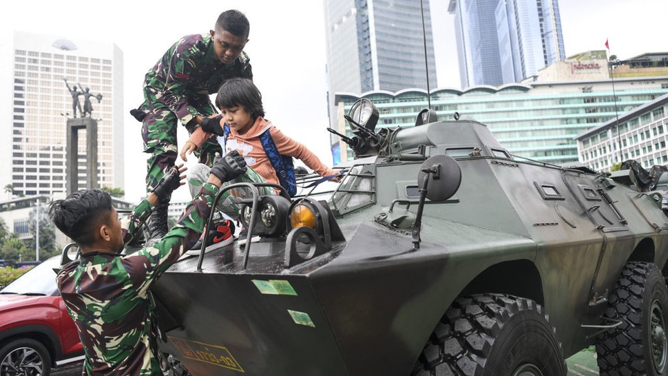 HUT ke-78, TNI Konvoi Alutsista di Monas-Bundaran HI Kamis Ini