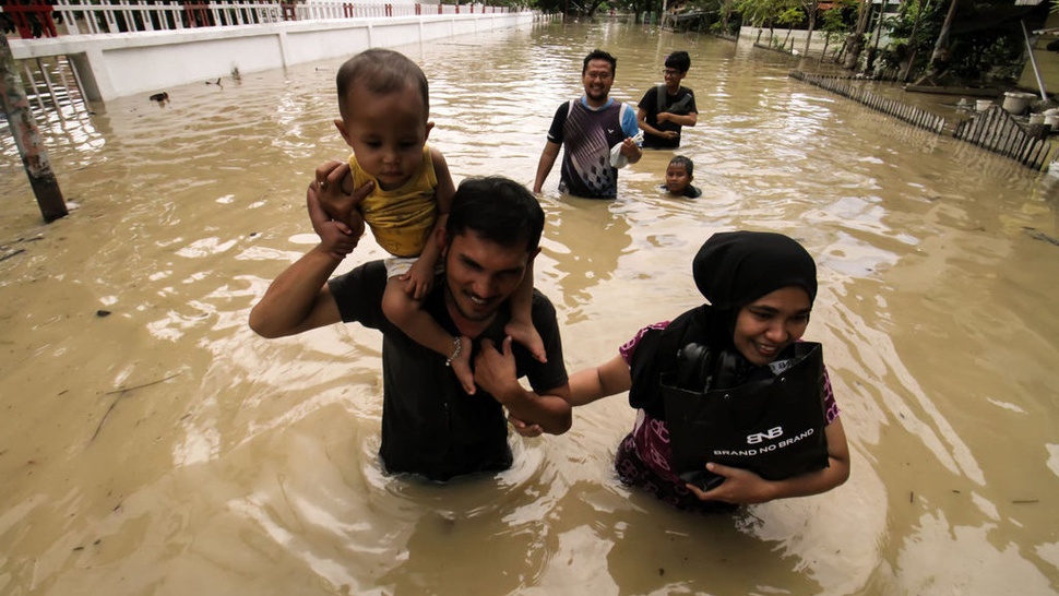 12 Kecamatan di Aceh Utara Dilanda Banjir, 35.618 Jiwa Mengungsi