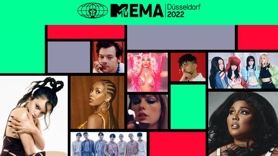Daftar Lengkap Nominasi MTV Europe Music Awards 2022