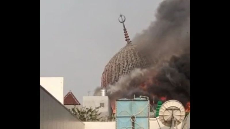 Kronologi Kebakaran Jakarta Islamic Center hingga Kubah Roboh
