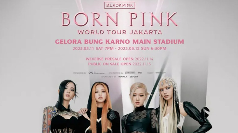 Link Tiket Konser BLACKPINK Jakarta 2023 Mulai Hari Ini 14 Nov