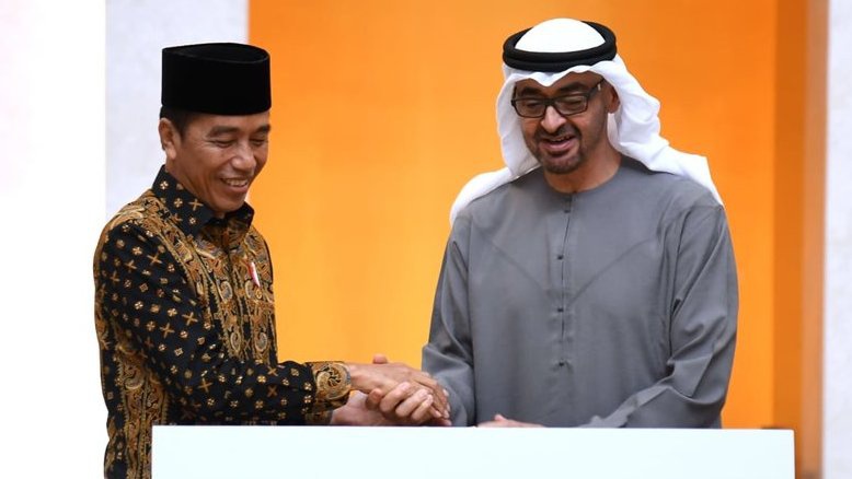 Jokowi dan MBZ Resmikan Masjid Raya Sheikh Zayed Solo