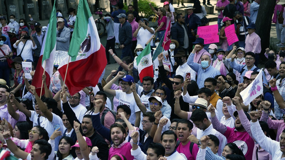 Mengapa Puluhan Ribu Orang Meksiko Demo Tolak Usulan Pemilu?