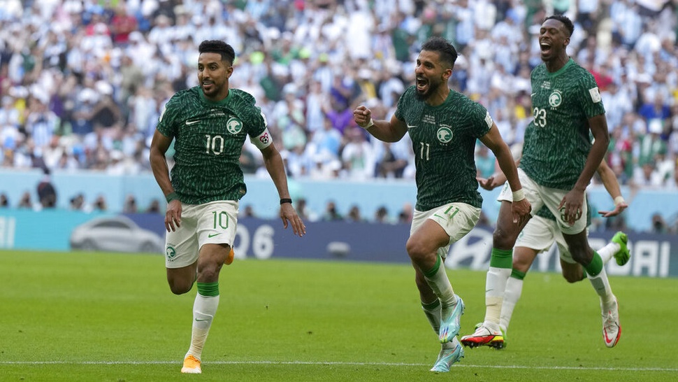 Hasil Piala Dunia 2022 Hari Ini Argentina vs Arab Skor Akhir 1-2