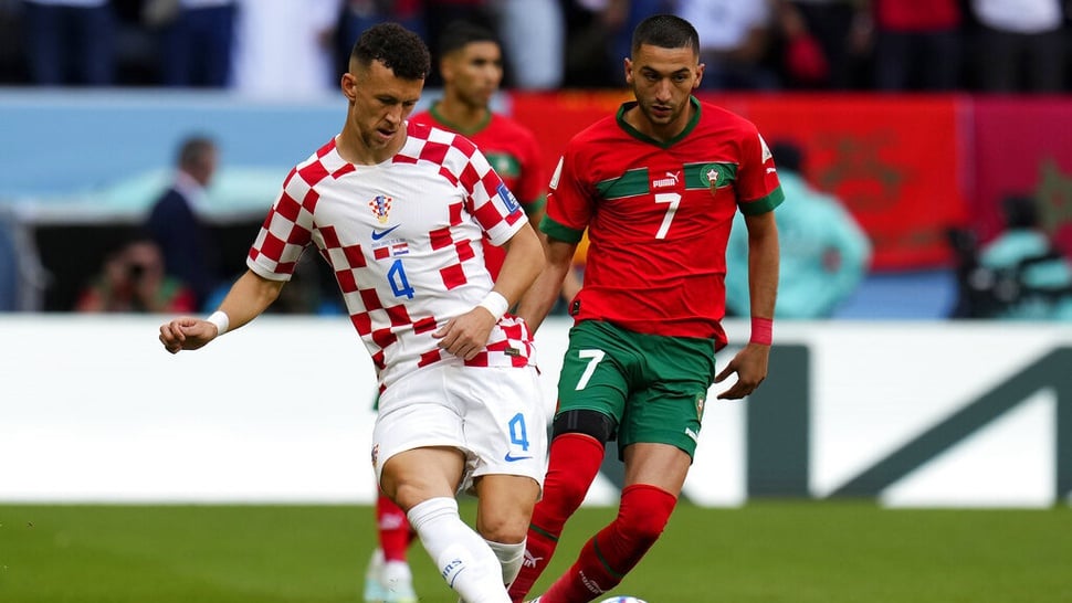 Cara Nonton Laga Juara 3 Piala Dunia: Kroasia vs Maroko via HP