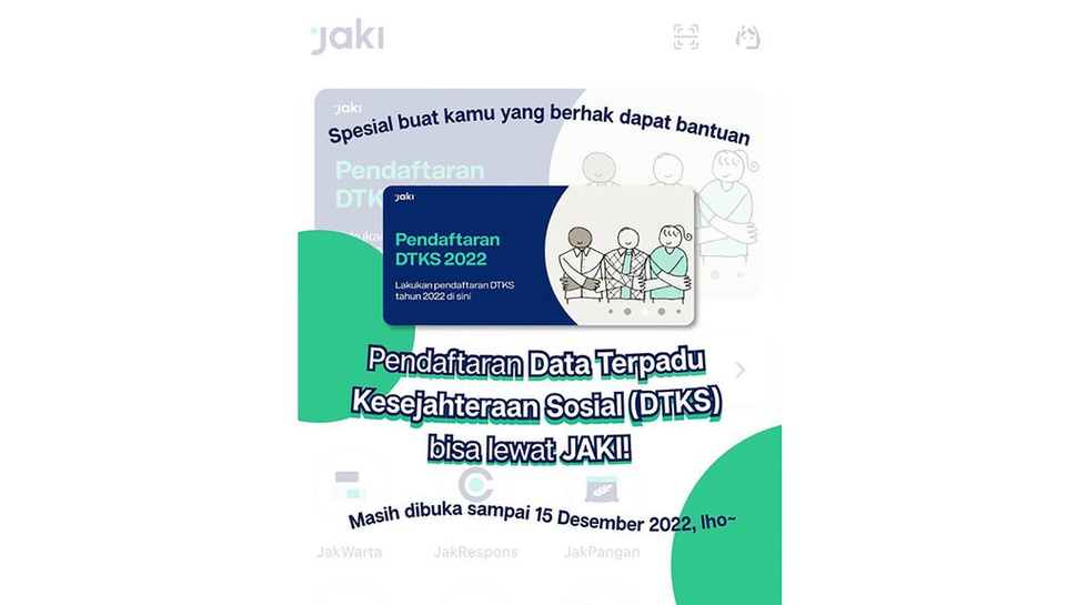 Daftar DTKS Jakarta 2022 Tahap 4 hingga 15 Desember di JAKI