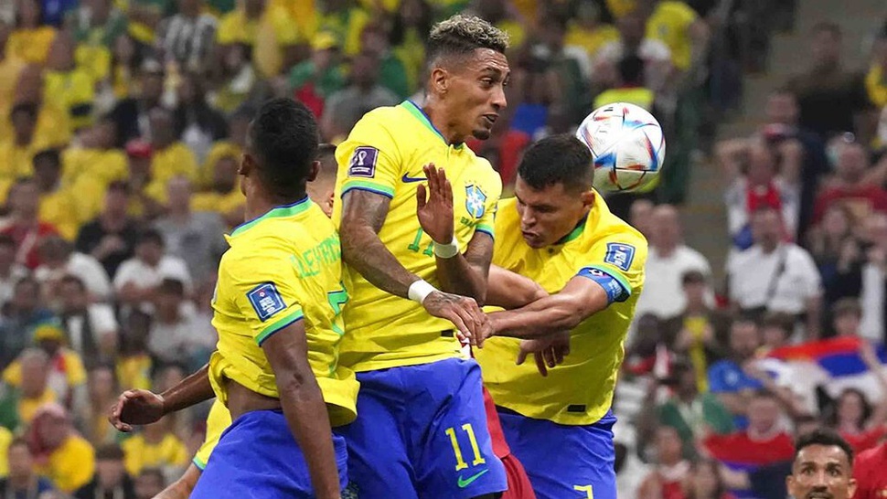 H2H Kamerun vs Brasil, Prediksi Line-up: Selecao Rotasi Pemain?